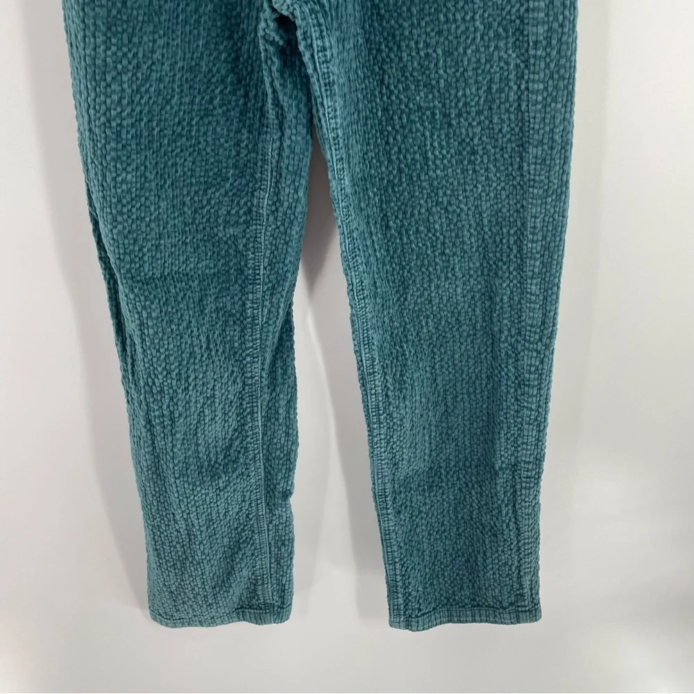 BDG Aqua Wide Ribbed Corduroy Pockets High Rise Baggy Cotton Blend Pants Casual - Picture 3 of 11